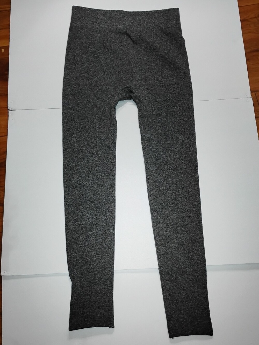 Streetwear Society Fleece Lined High Rise Heathered Gray Ankle Leggings L/XL